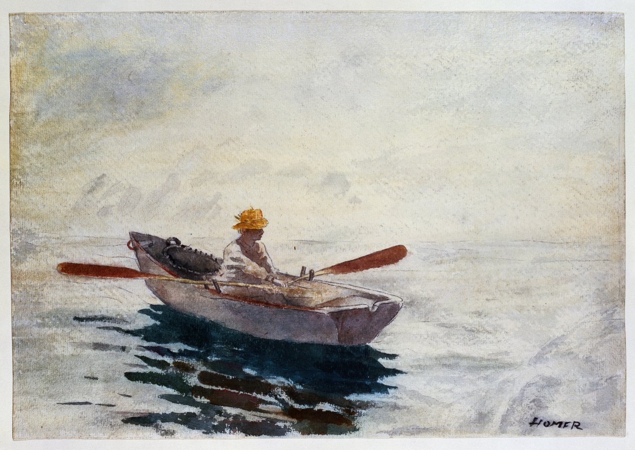 Garçon dans un bateau - Winslow Homer