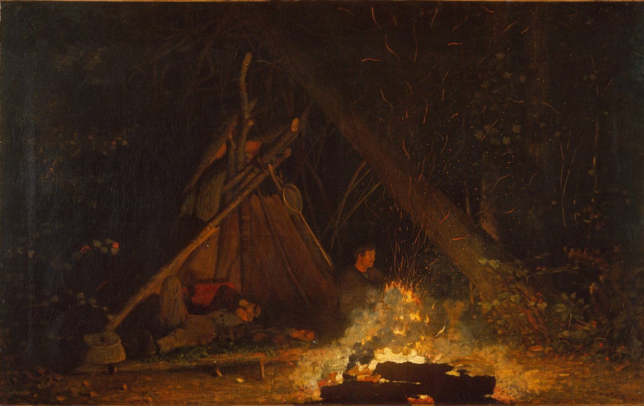 Feu de camp, 1880 - Winslow Homer