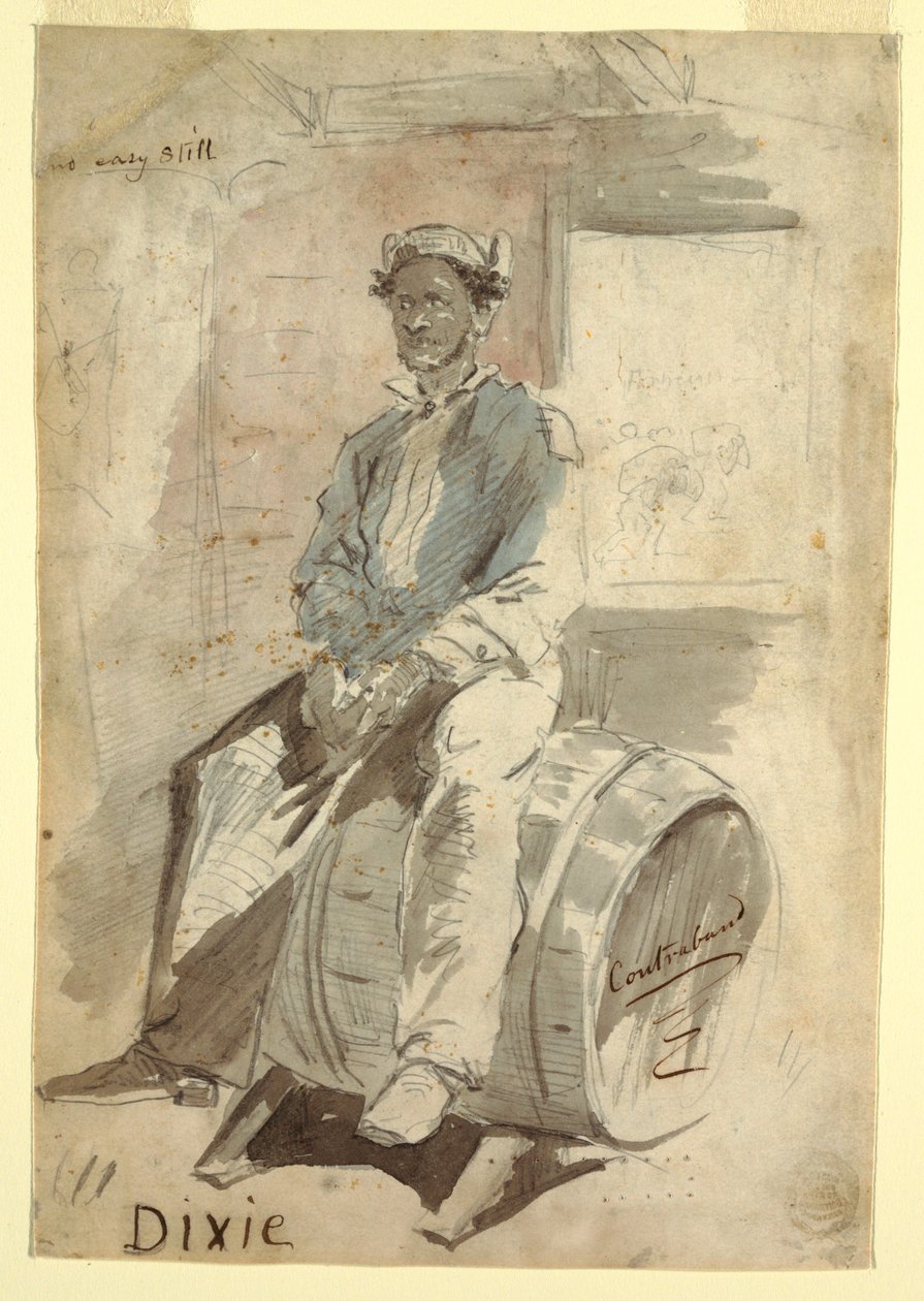 Dessin, Dixie, 1861 - Winslow Homer