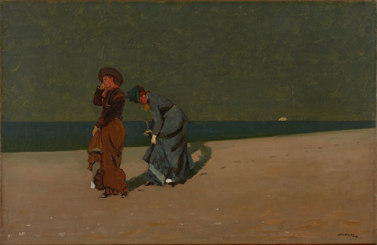 Soirée sur la plage - Winslow Homer