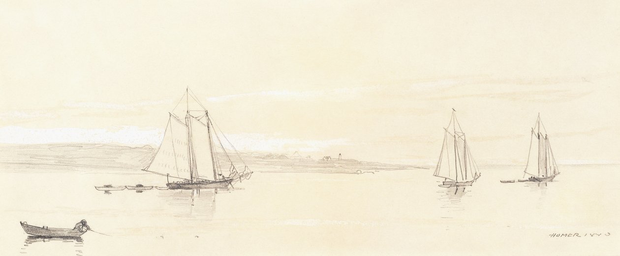 Flotte de Pêche à Gloucester - Winslow Homer