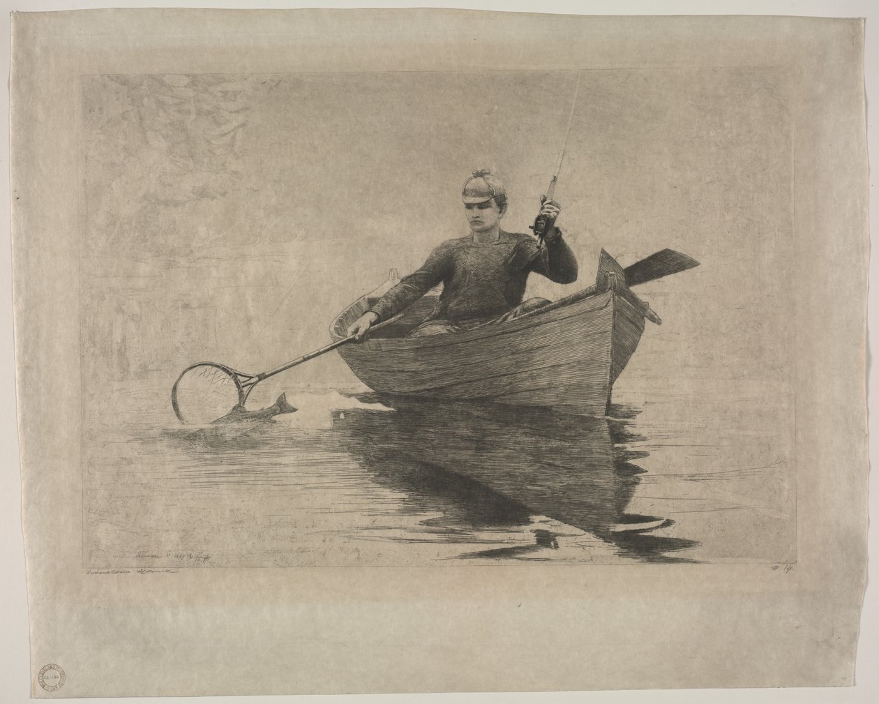 Pêche à la mouche - Winslow Homer