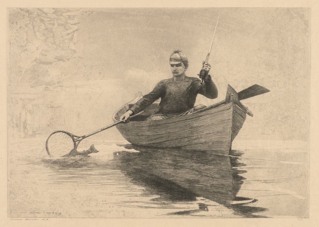 Pêche à la mouche, 1889 - Winslow Homer