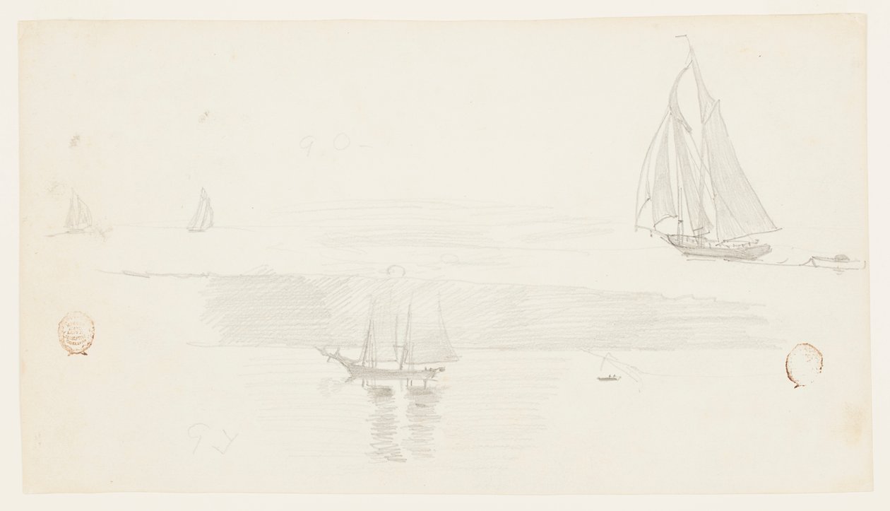 Quatre goélettes - Winslow Homer