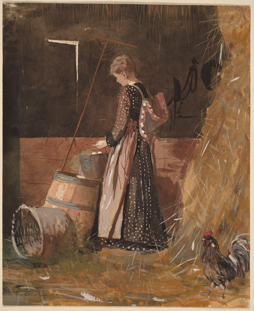 Œufs frais - Winslow Homer