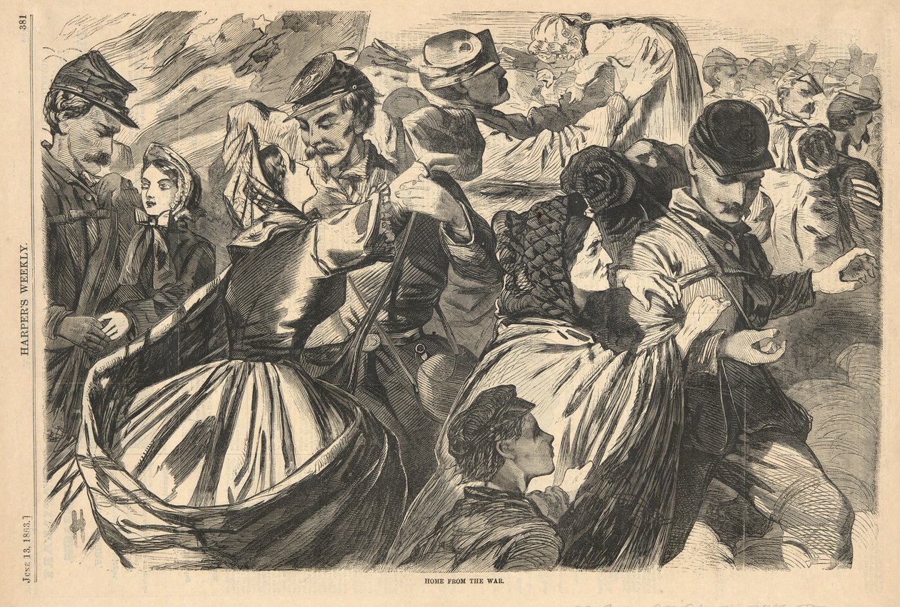Retour de la guerre, de Harper - Winslow Homer