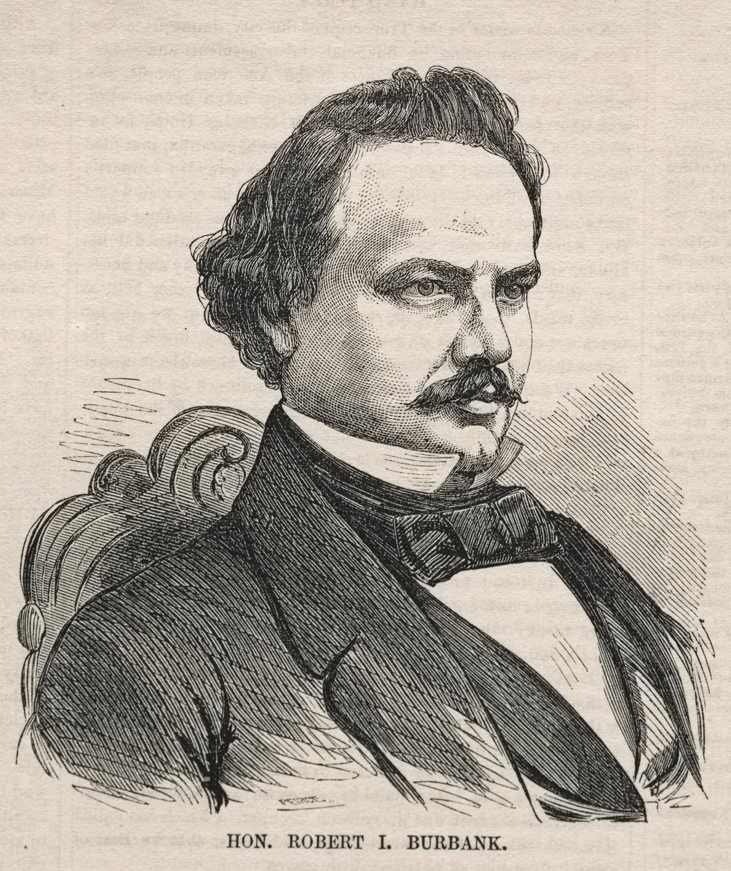 Hon. Robert I. Burbank, 1857 - Winslow Homer