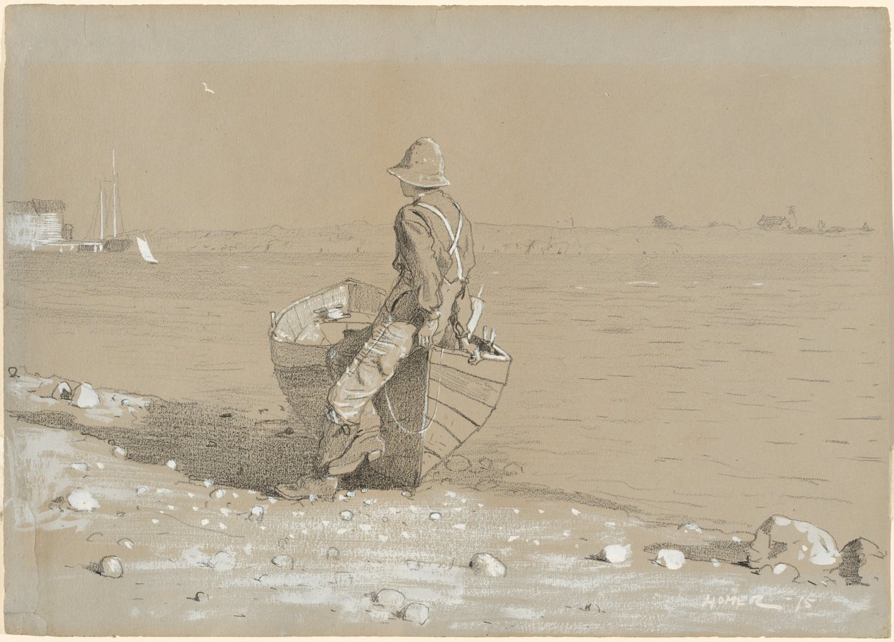 Regardant dehors - Winslow Homer