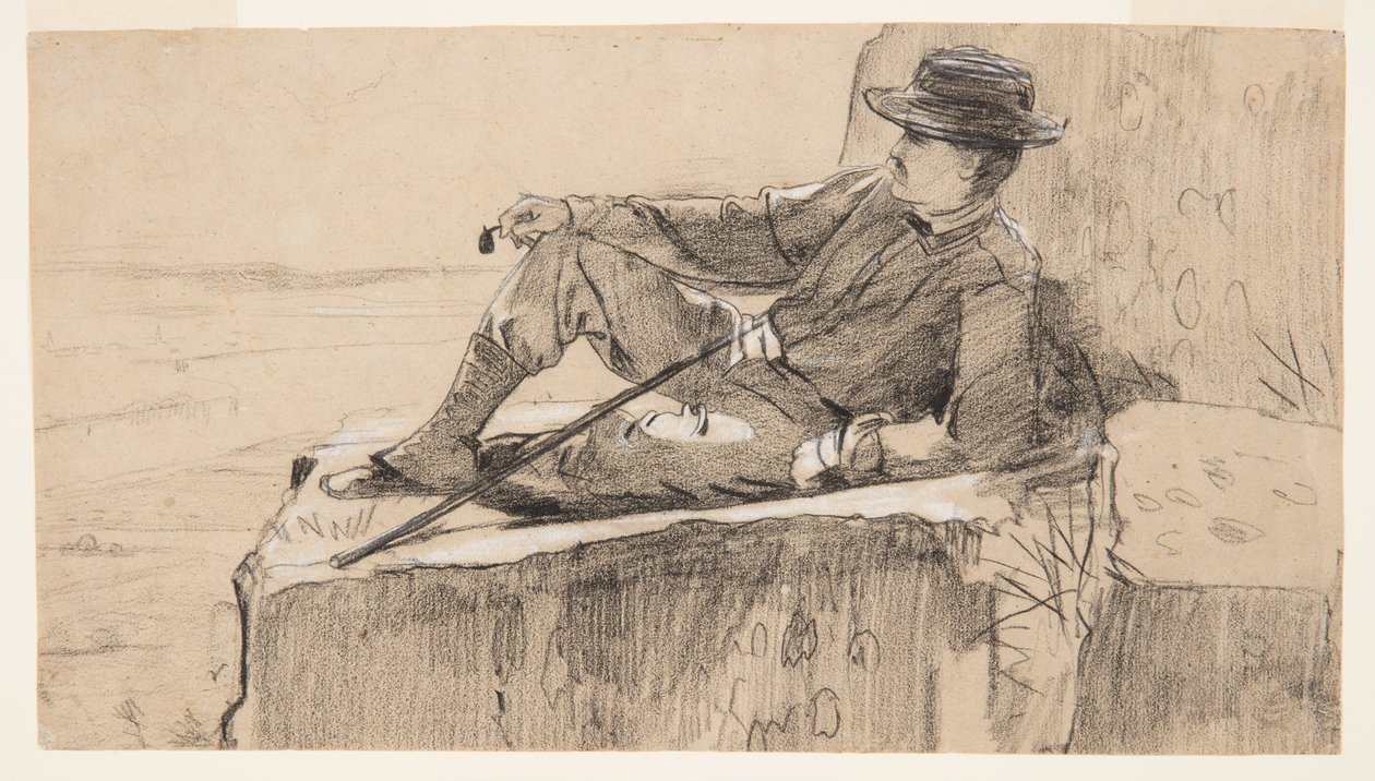 Alpiniste se reposant - Winslow Homer