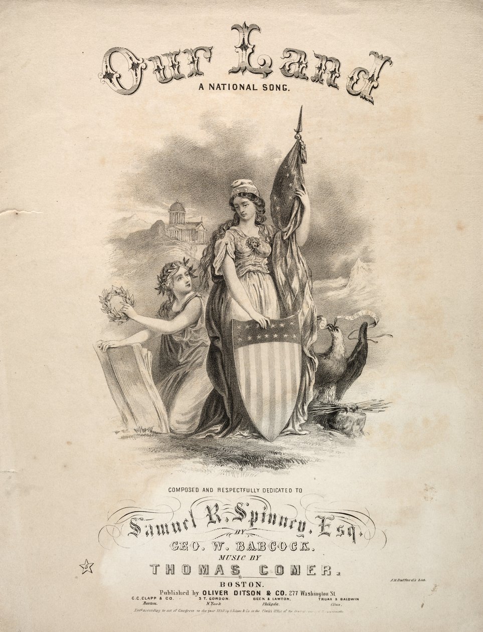 Our Land - Sheet Music Cover - Winslow Homer