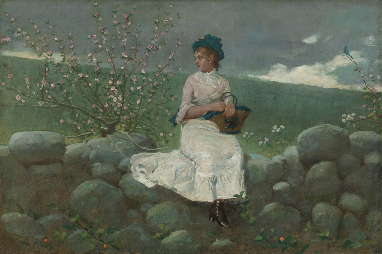 Fleurs de pêcher - Winslow Homer