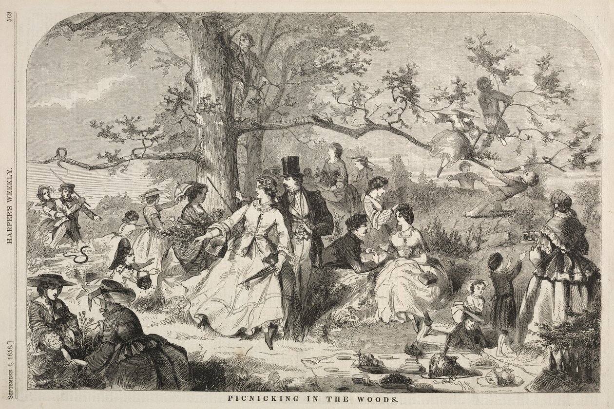 Pique-nique dans les bois, 1858 - Winslow Homer
