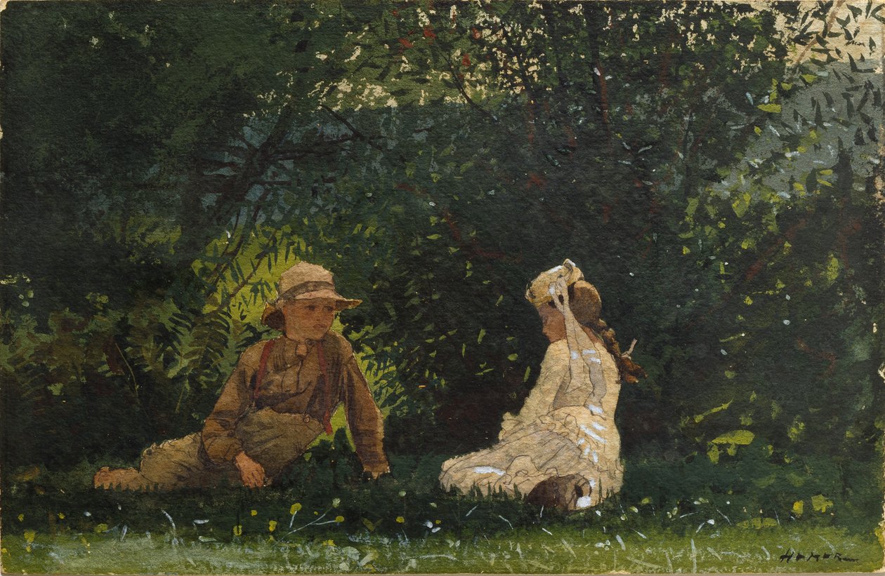 Scène à Houghton Farm - Winslow Homer