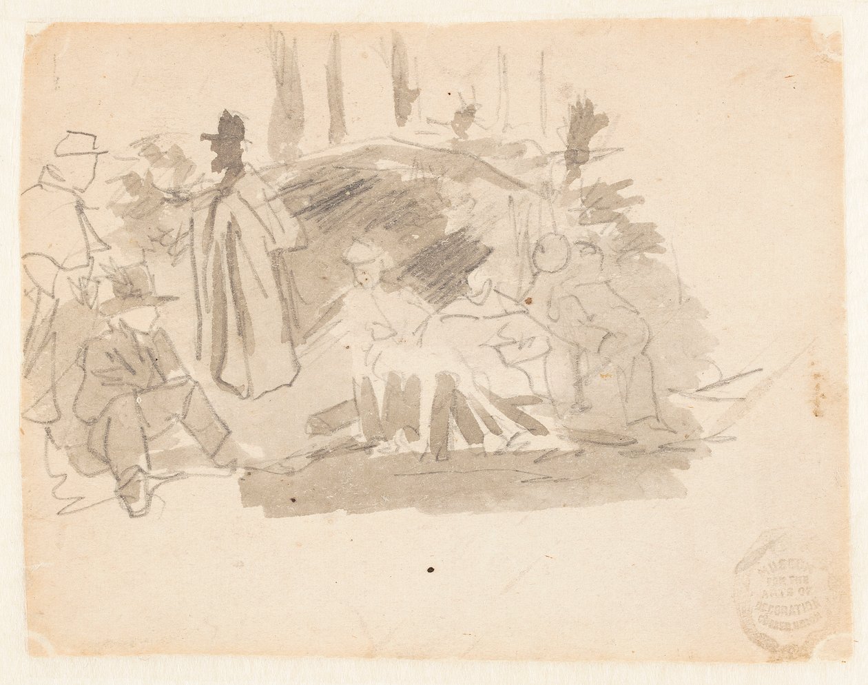 Soldats campant - Winslow Homer