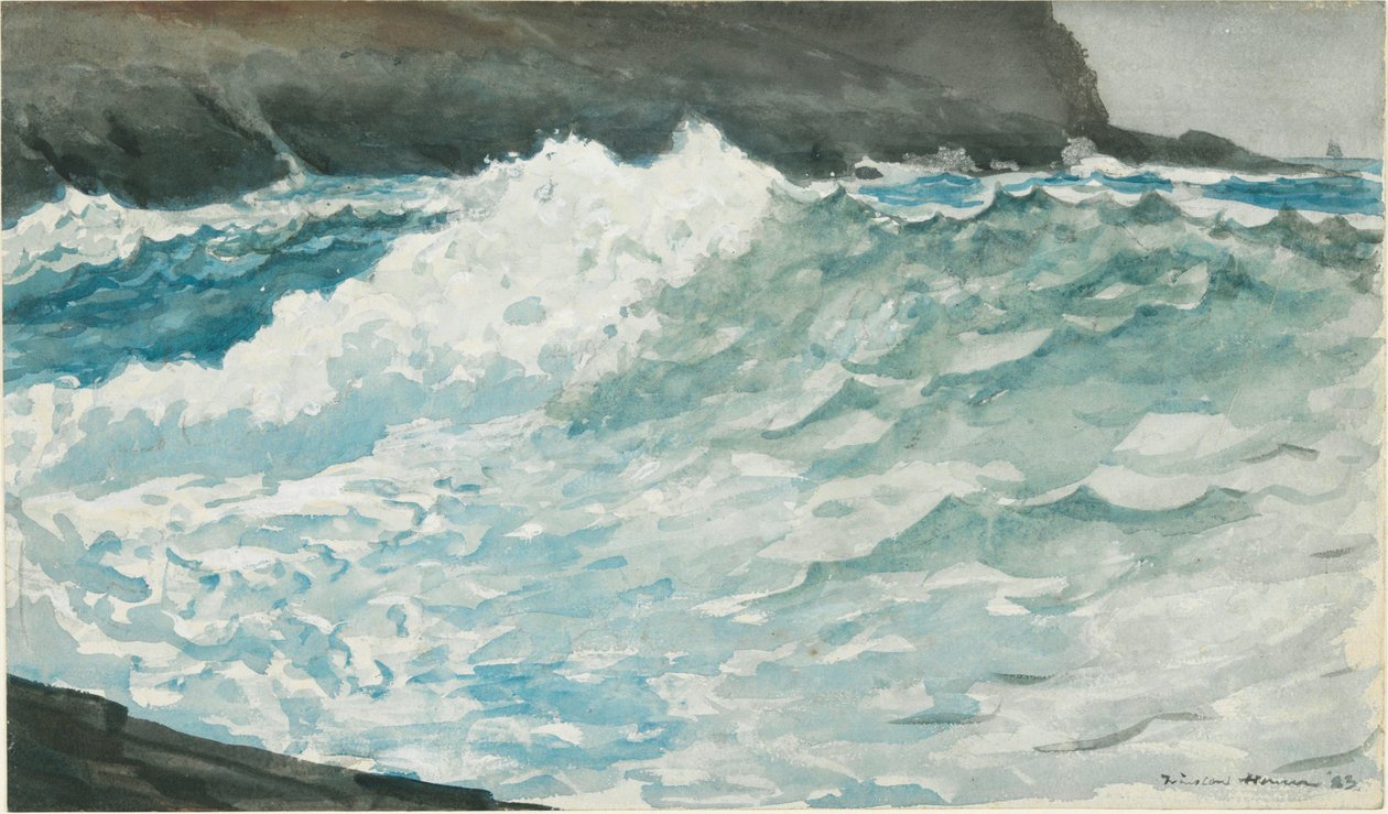 Surf, Prout - Winslow Homer