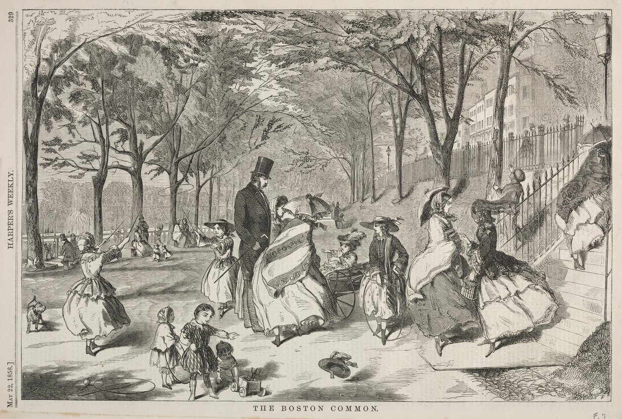 Le Boston Common, 1858 - Winslow Homer