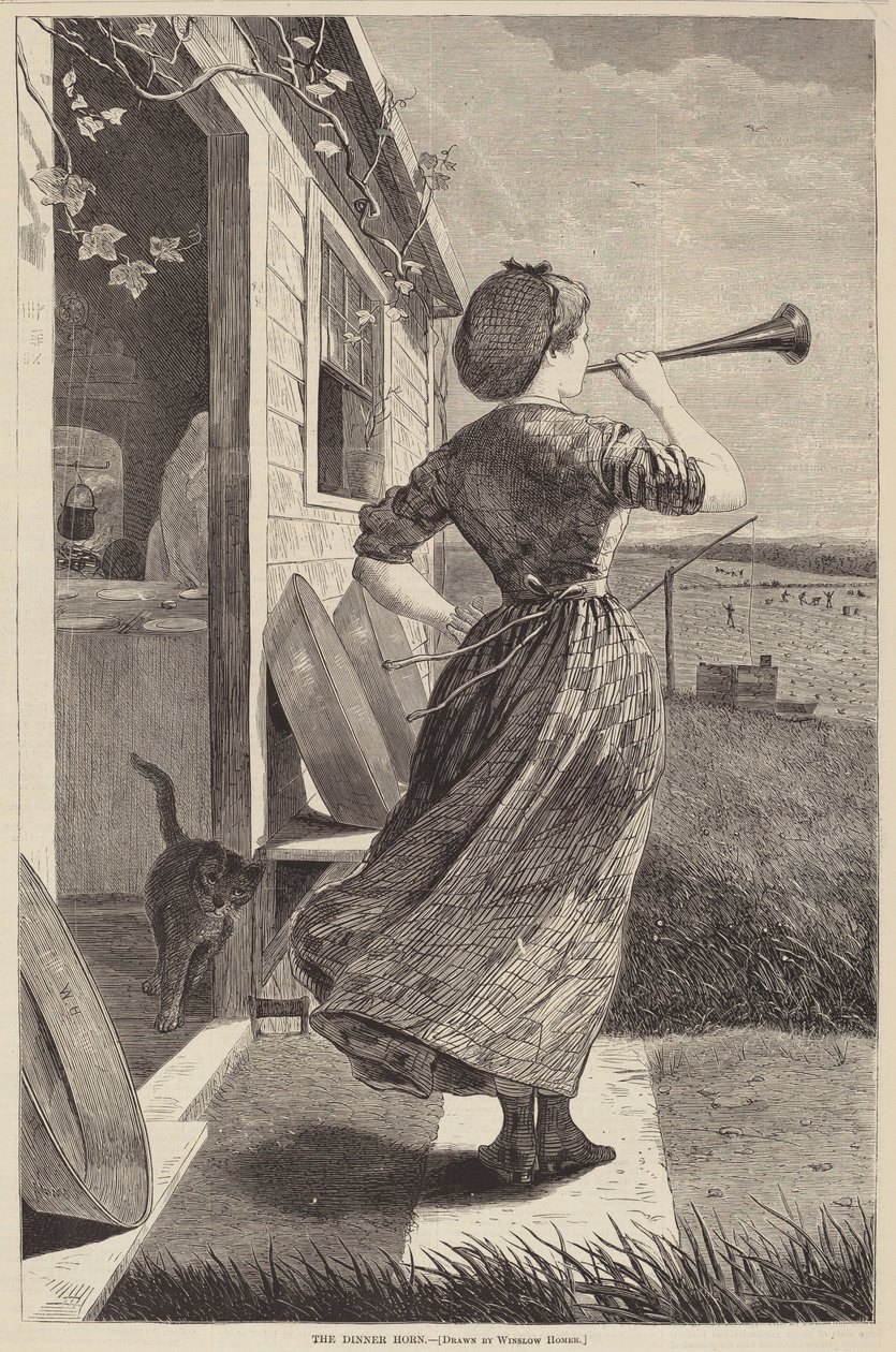 Le cor de dîner - Winslow Homer