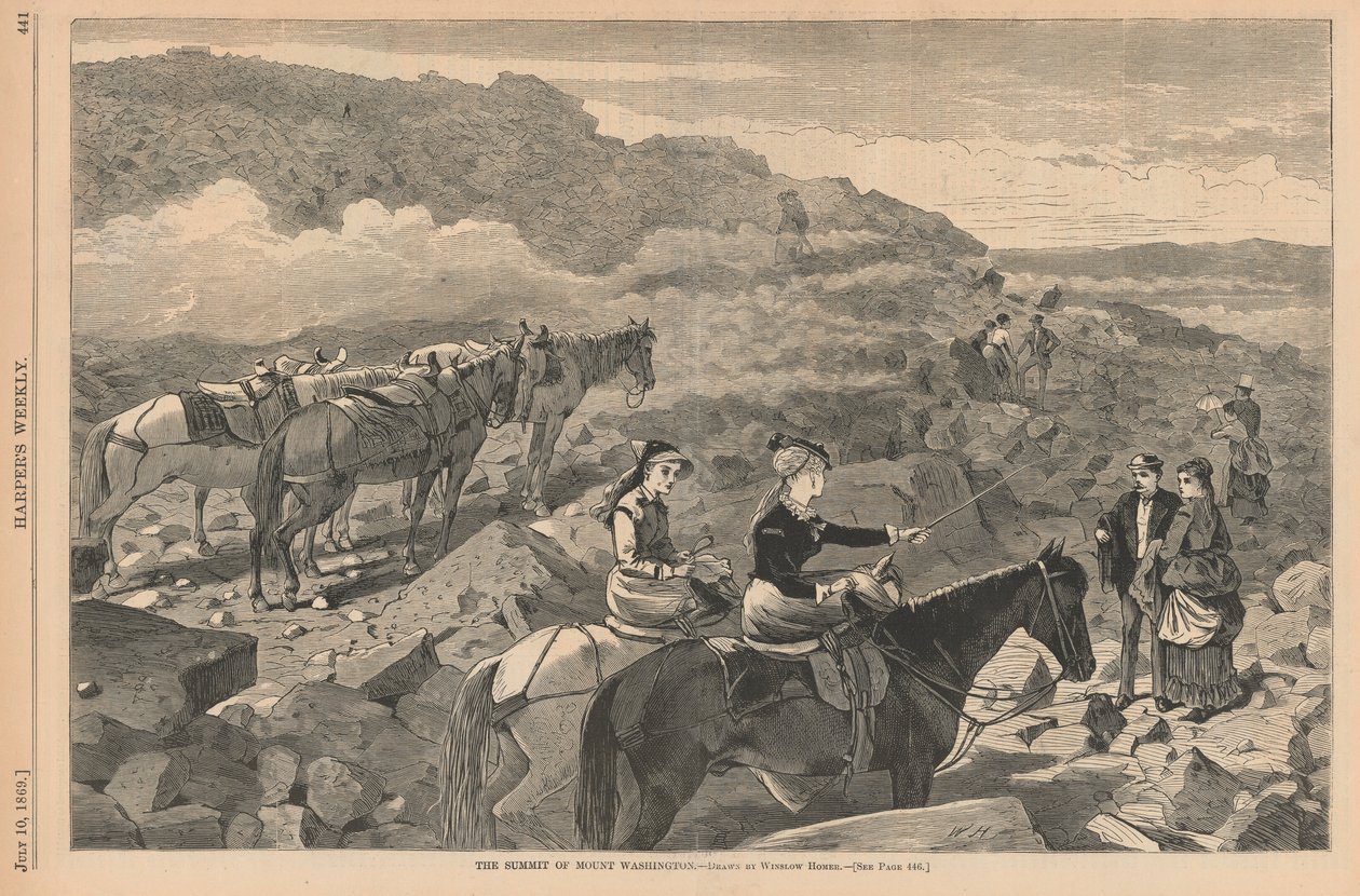 Le Sommet du Mont Washington, de Harper - Winslow Homer