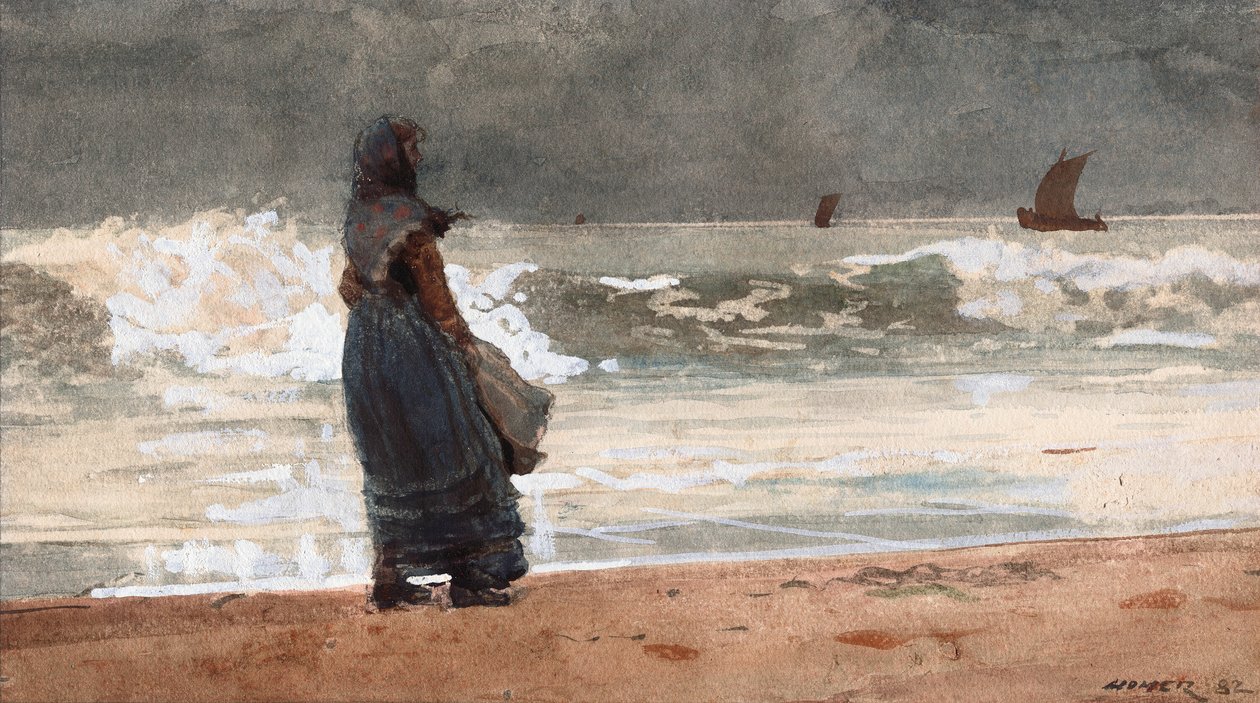 The Watcher, Tynemouth - Winslow Homer
