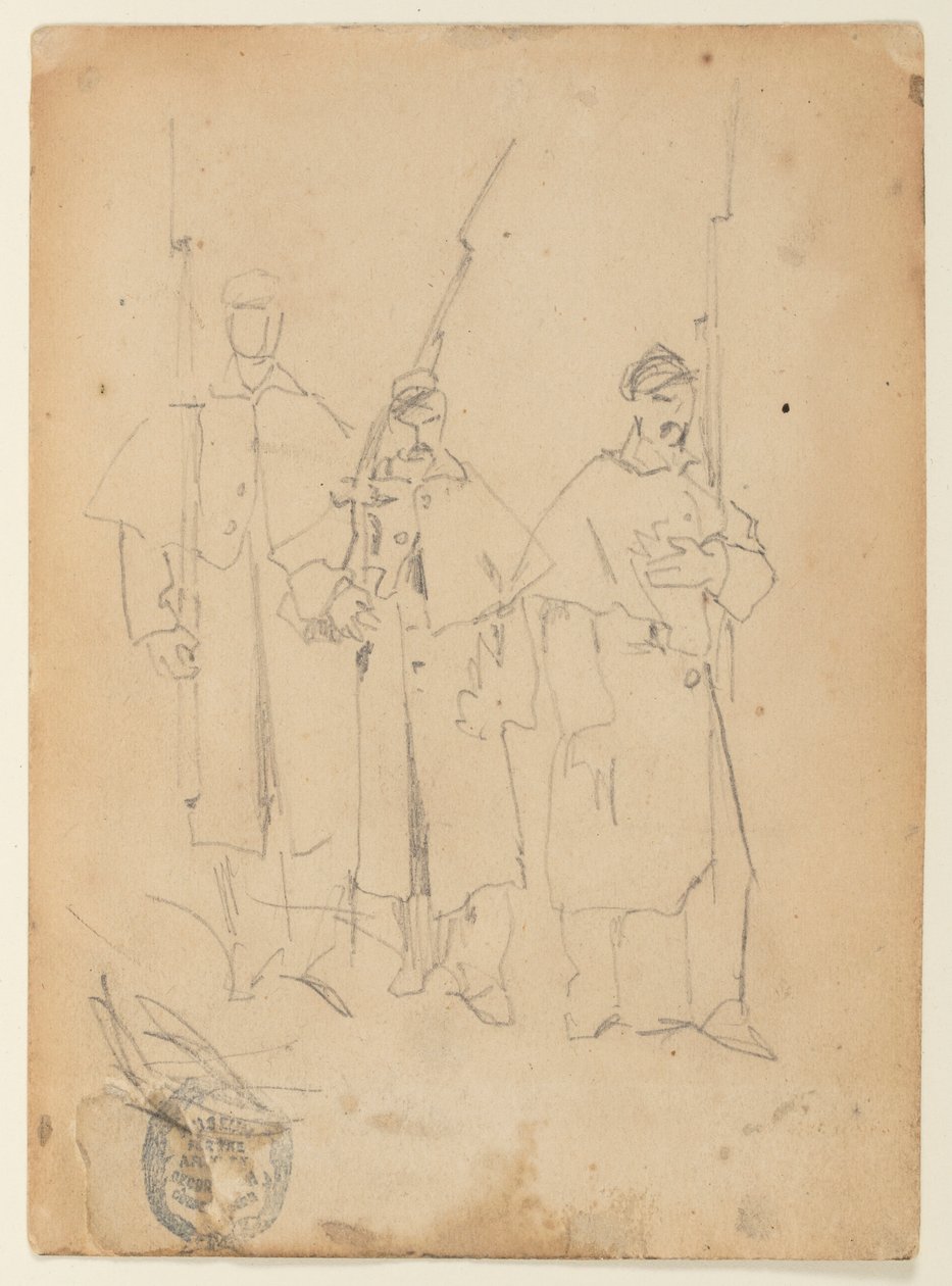 Trois soldats - Winslow Homer
