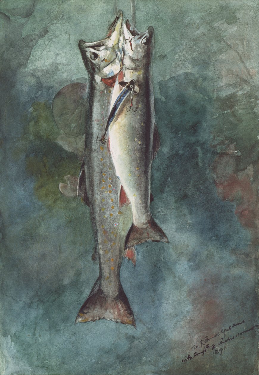 Deux truites, 1891 - Winslow Homer