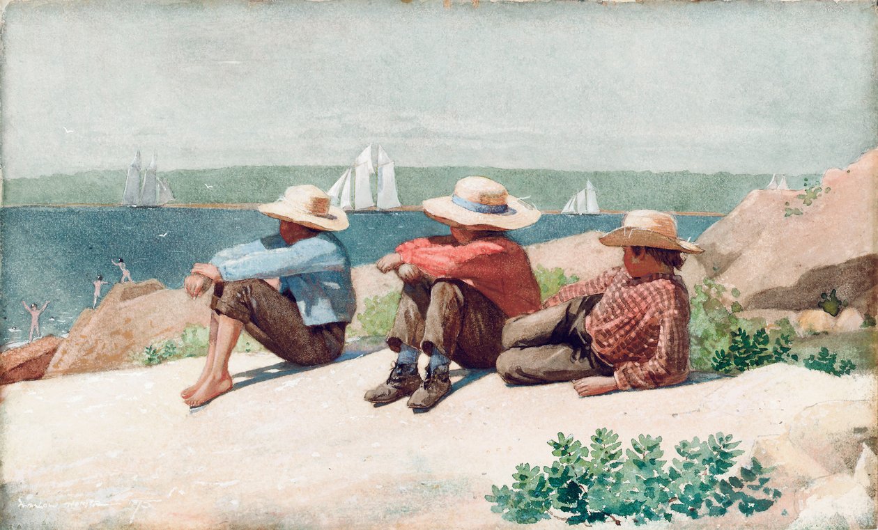 Regarder les navires, Gloucester - Winslow Homer