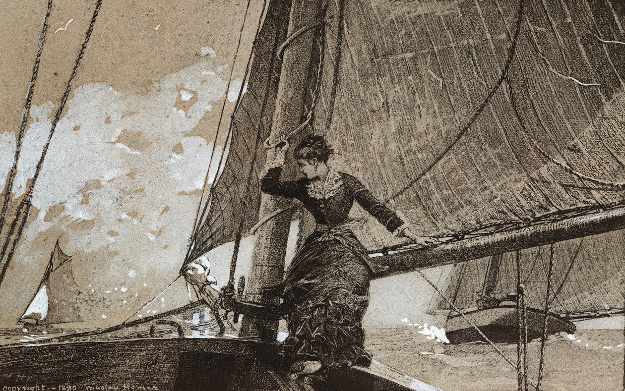 Fille en yachting, 1880 - Winslow Homer