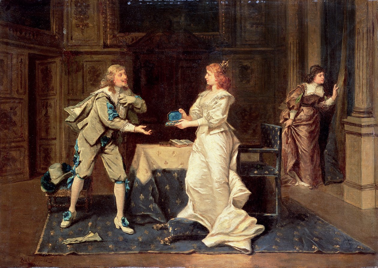 Lord Buckingham (1592-1628) et la reine Anne d
