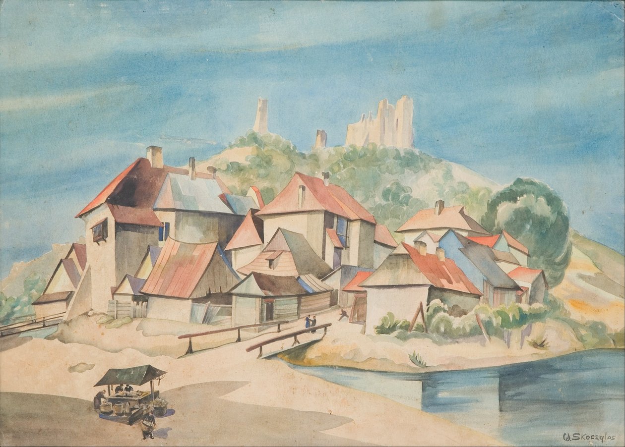 Vue de Kazimierz nad Wis - Wladyslaw Skoczylas