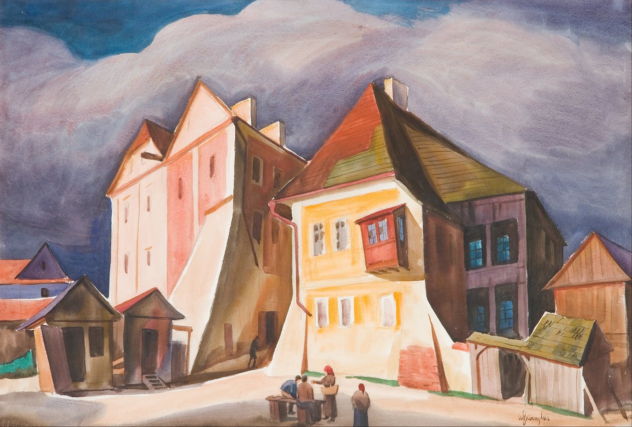 Vue de Kazimierz nad Wis - Wladyslaw Skoczylas