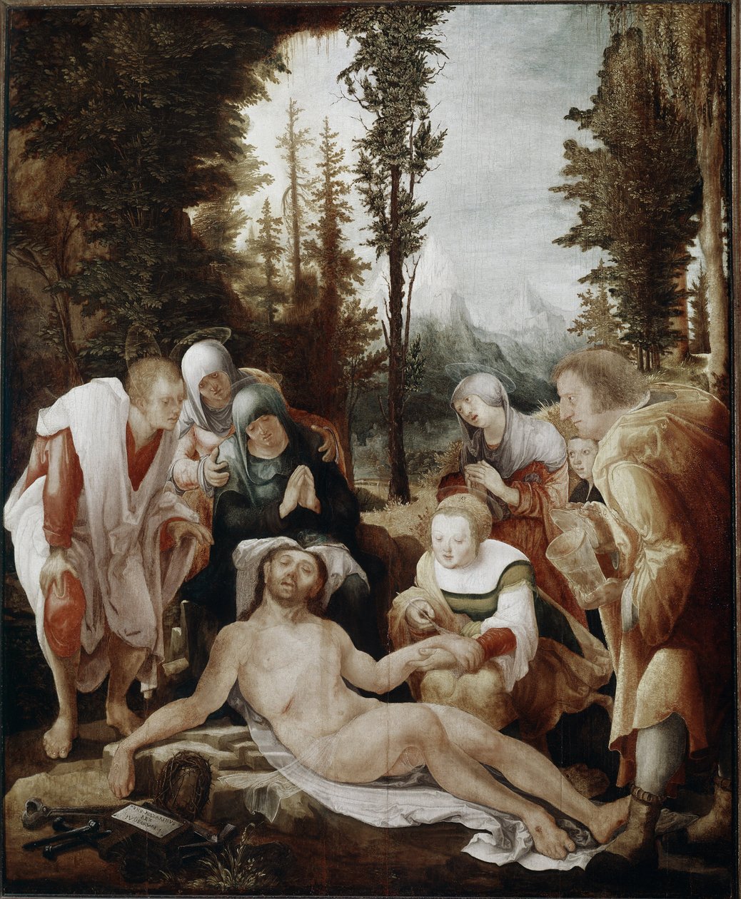 Lamentation sur la mort du Christ - Wolf Huber