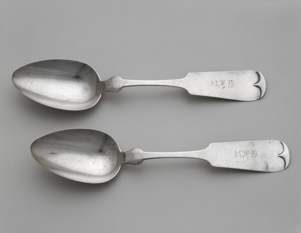 Cuillères à dessert, c. 1860-1870 - Wood and Hughes