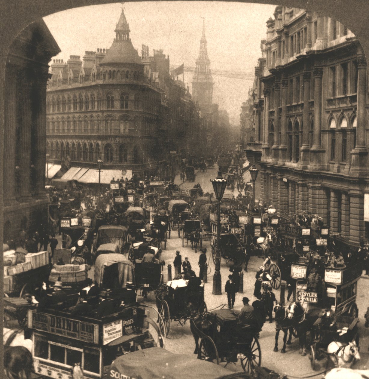 Cheapside, Londres, 1896 - Works and Sun Sculpture Studios