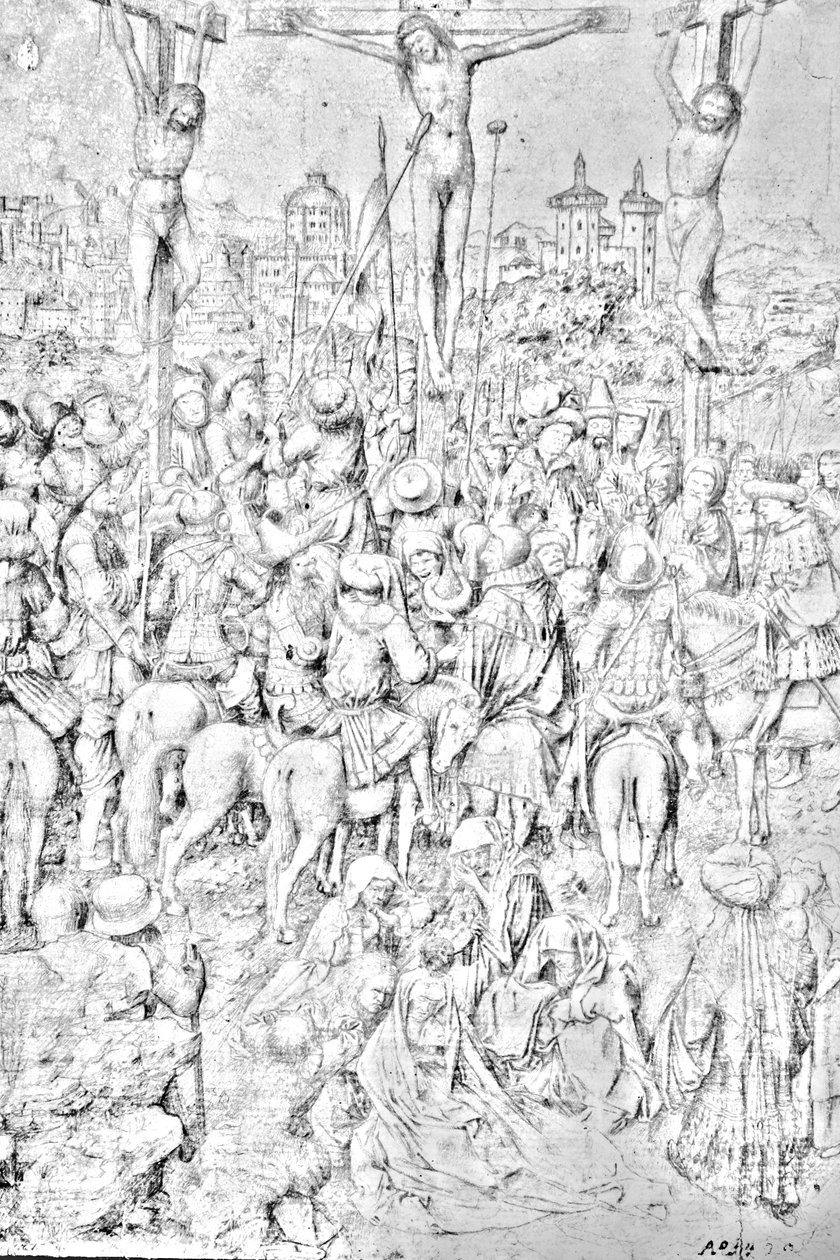 Crucifixion du Christ - Workshop of Jan van Eyck