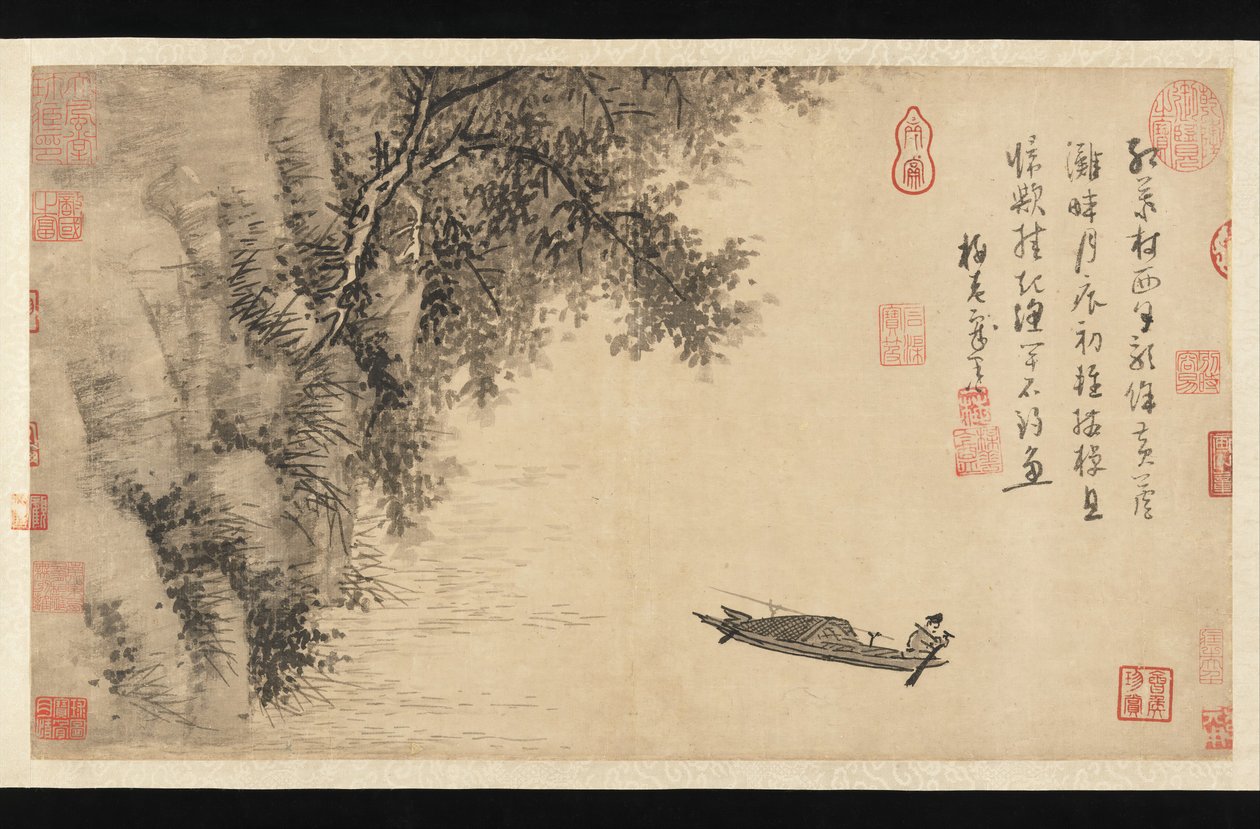 Pêcheur, vers 1350 - Wu Zhen