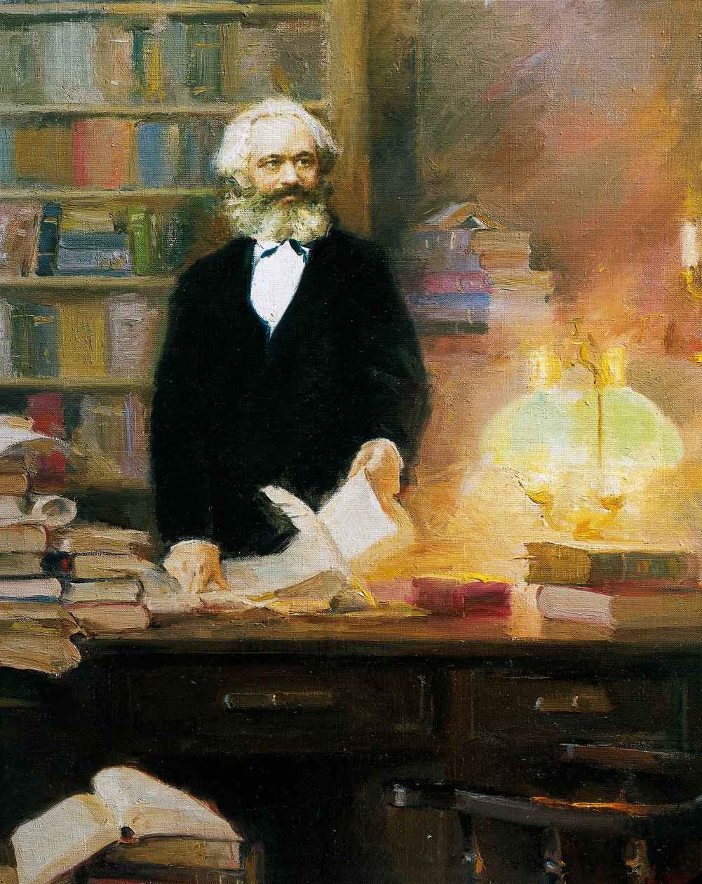 Karl Marx dans son studio - Wun Zhang