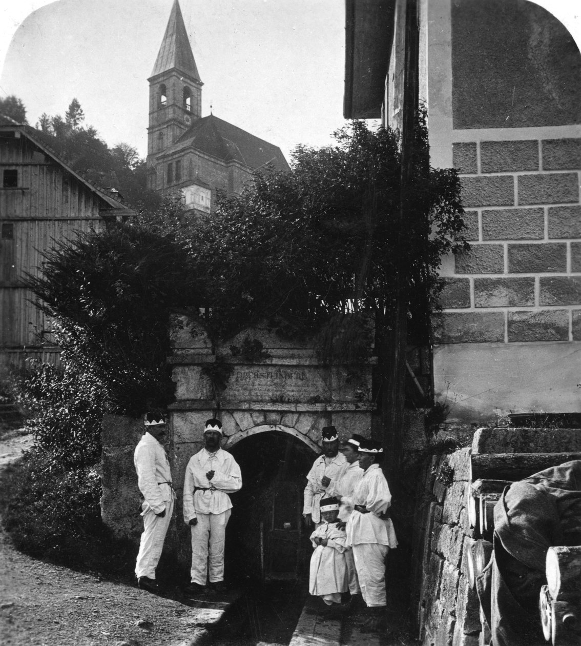Entrée de la mine, Salzbourg, Autriche - Wurthle and Sons