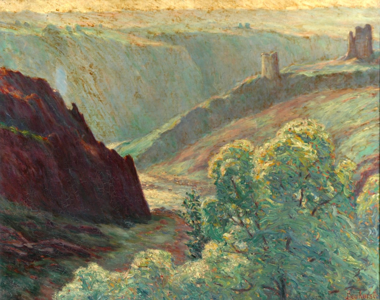 Lever de soleil et brume de rivière - Wynford Dewhurst