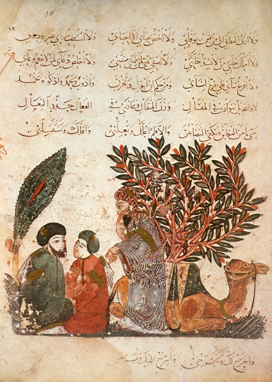 Ms Ar 5847 f.10, La caravane s
