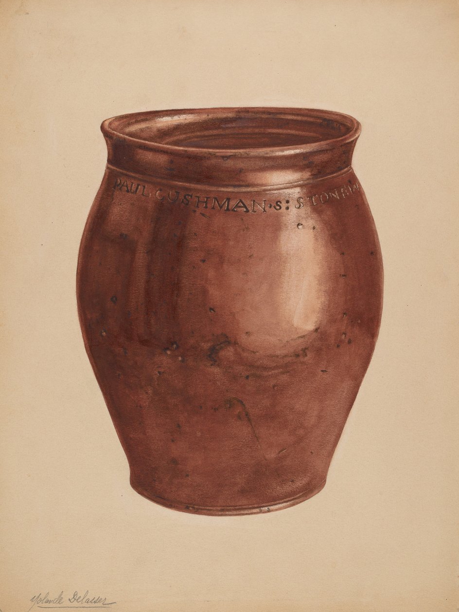 Pot, vers 1937 - Yolande Delasser