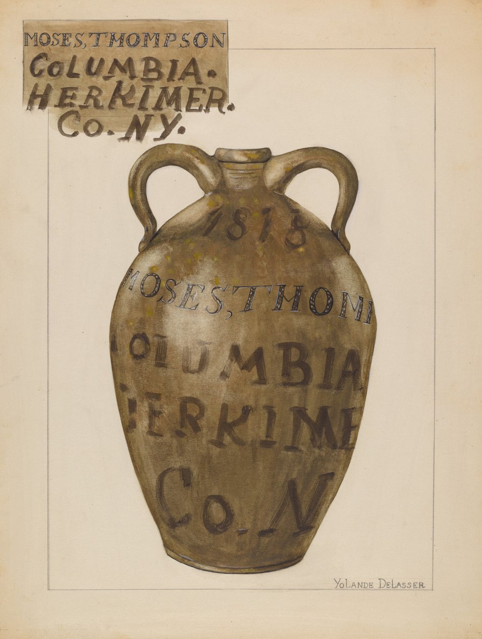 Cruche, vers 1936 - Yolande Delasser