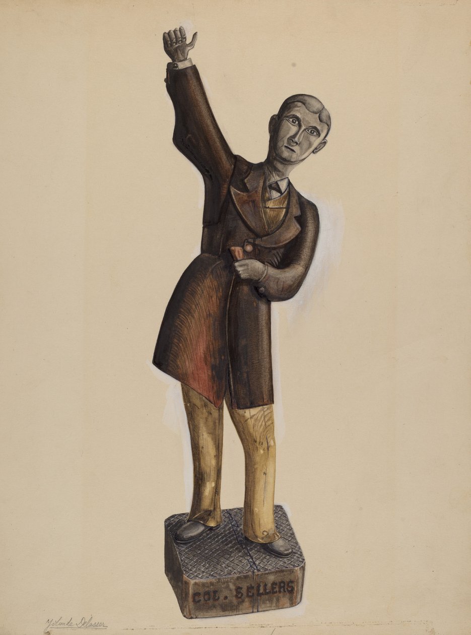 Homme-médecine, vers 1937 - Yolande Delasser
