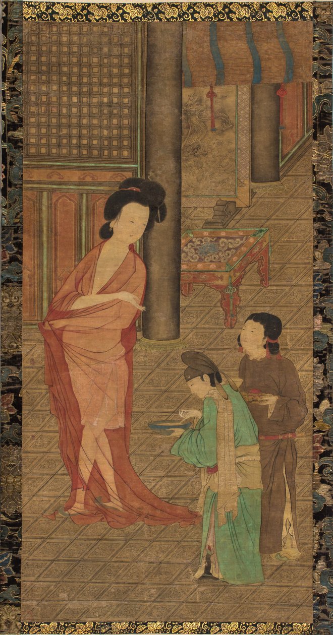 Yang Guifei après le bain - Zhou Fang