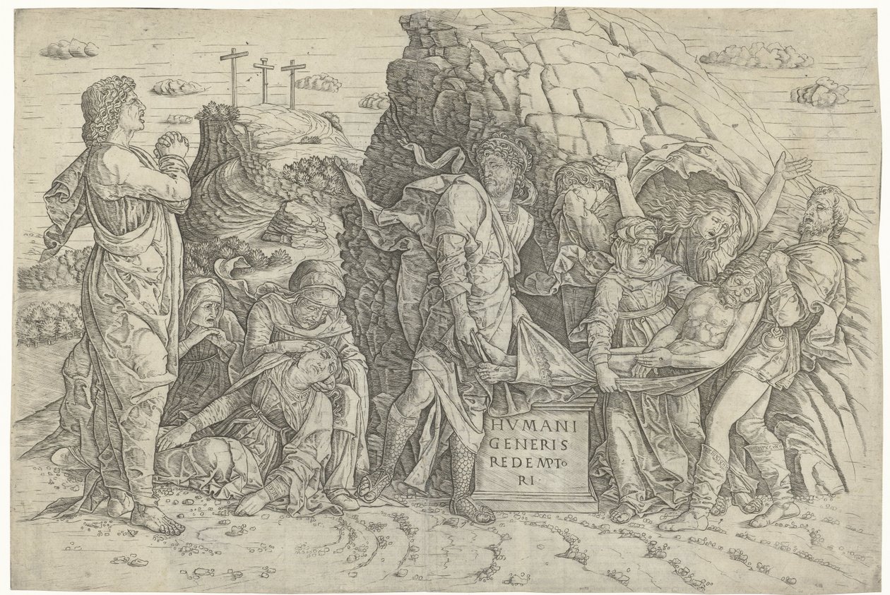 Mise au tombeau du Christ - Zoan Andrea (possibly)