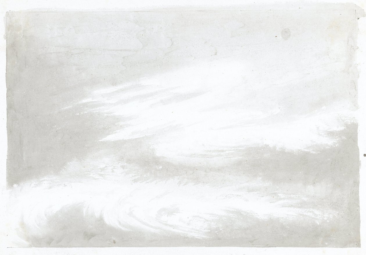 Étude de nuages par Luke Howard, vers 1808-1811 - Frederick (attr. to) Barnard