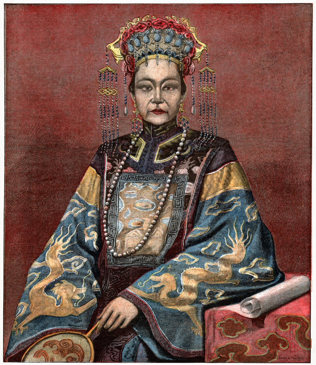 Impératrice douairière Cixi - . .