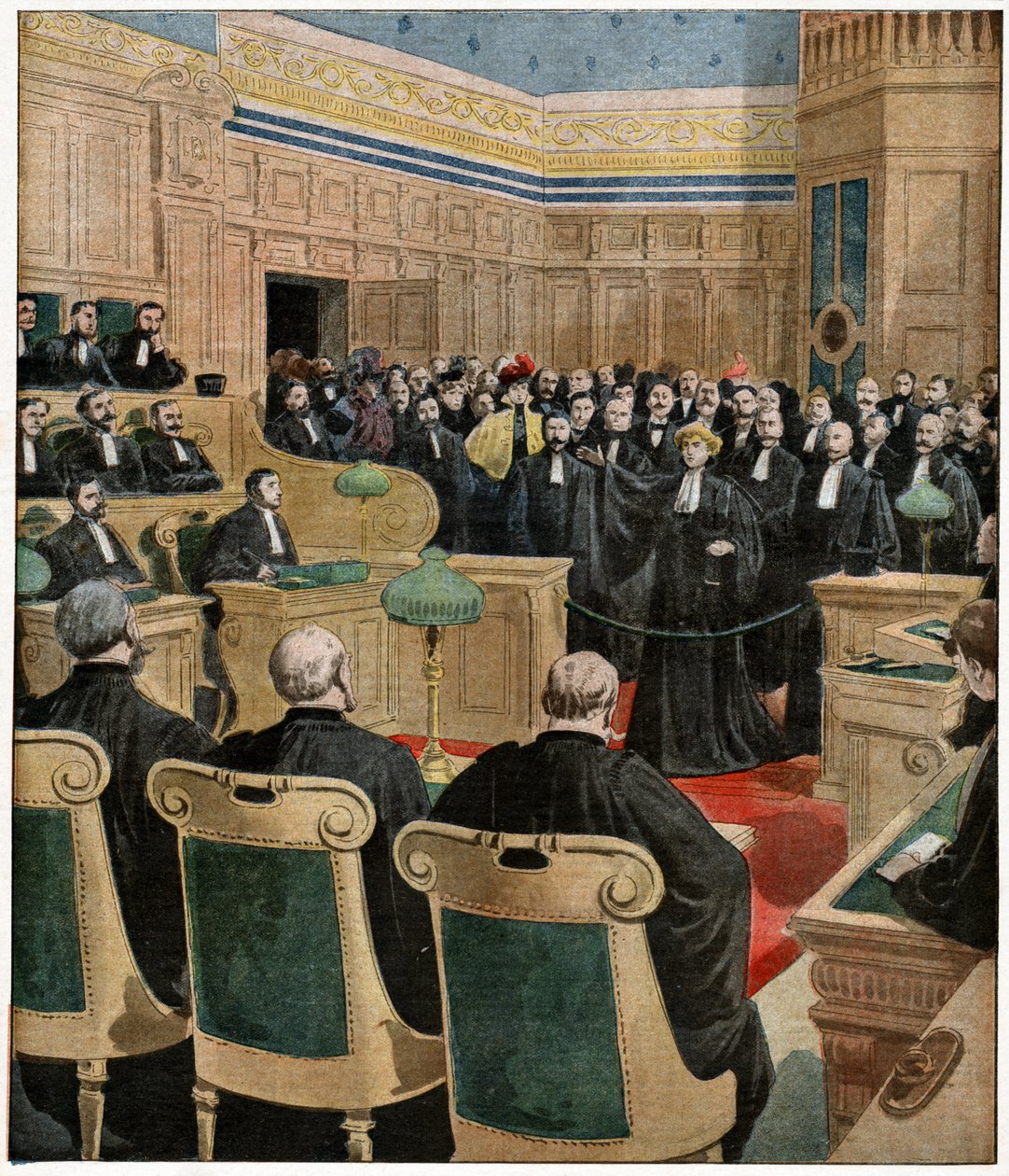 Première femme avocate - . .