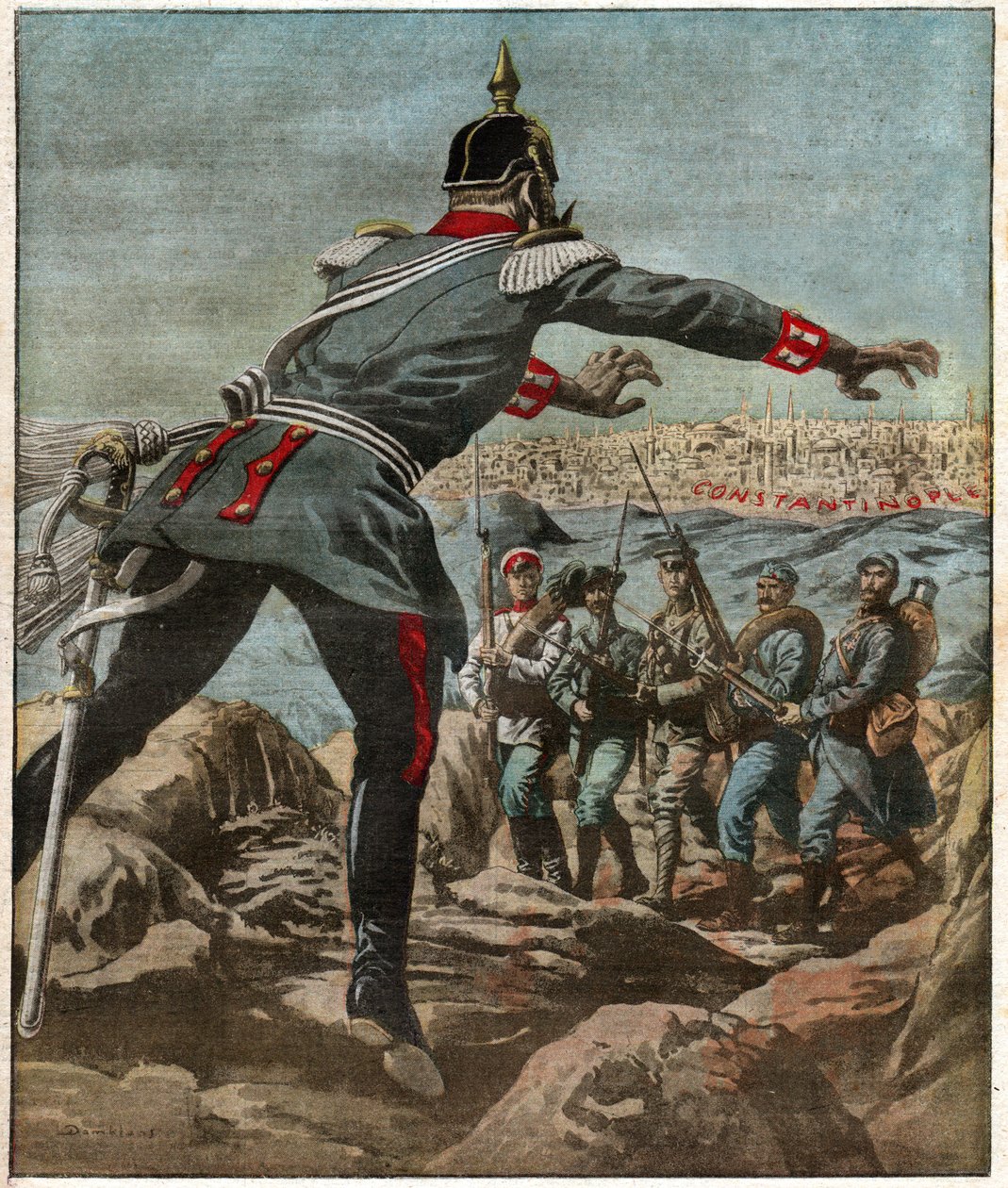 Guerre dans les Balkans - Ferdinand Georg Waldmuller
