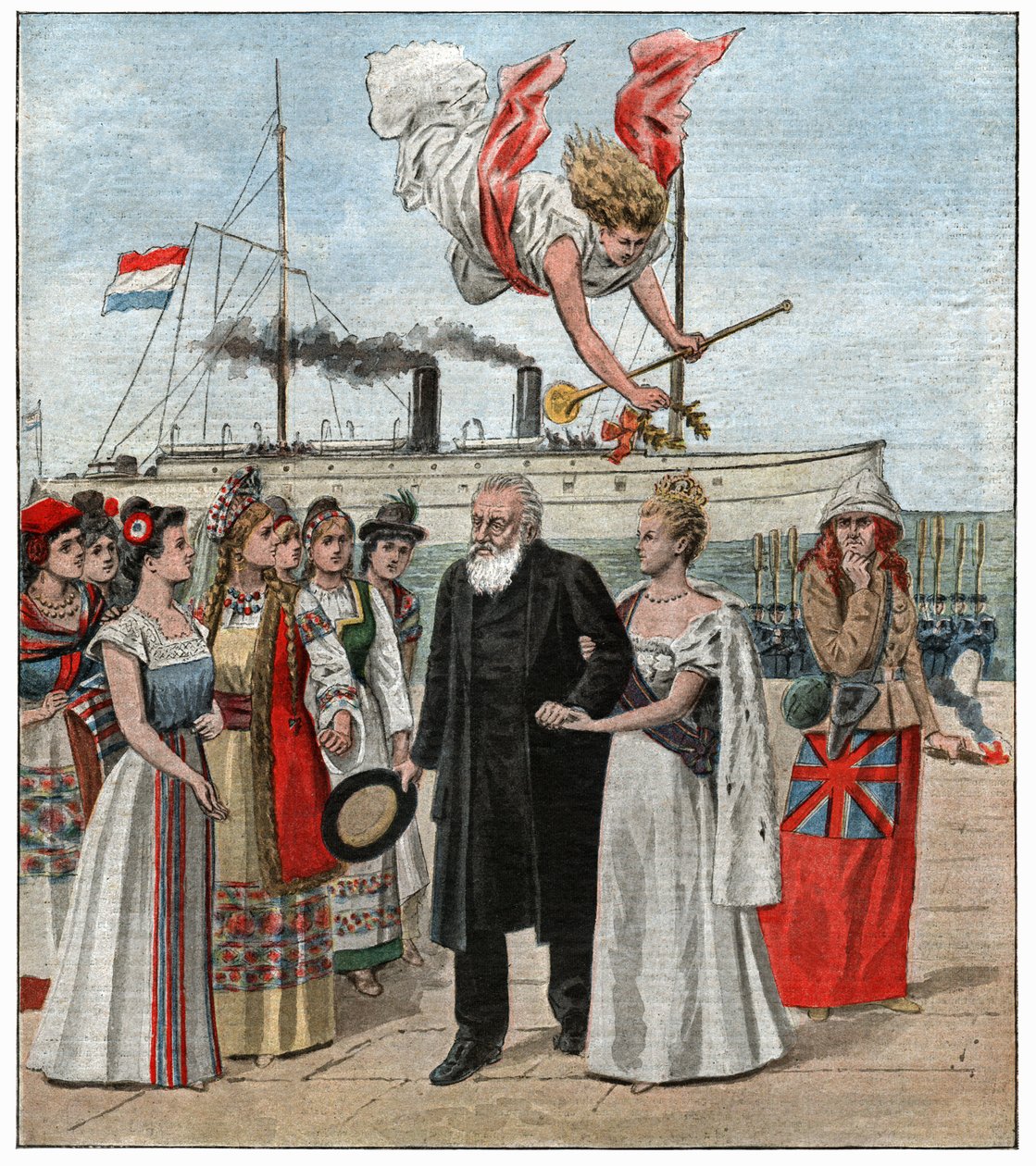 Paul Kruger en Europe - . .