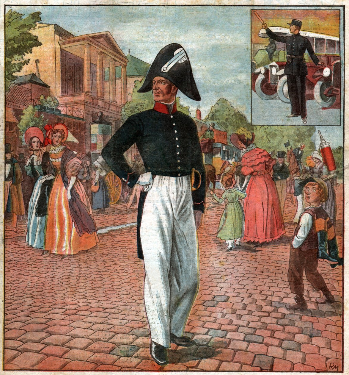 Policier à Paris - Ferdinand Georg Waldmuller